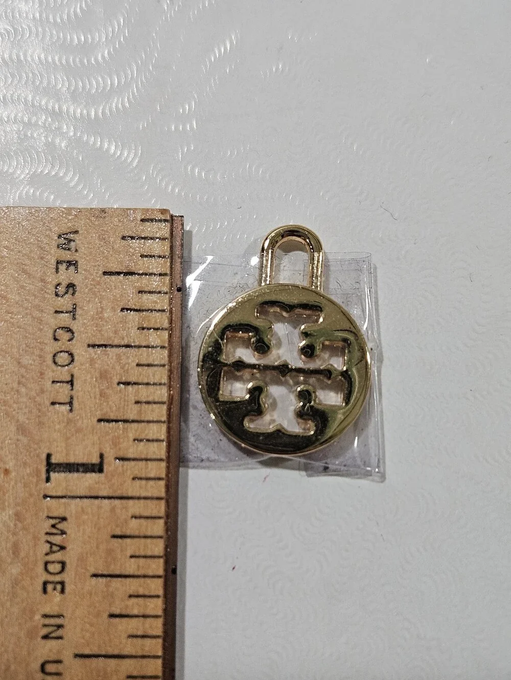 Tory Burch Logo Padlock Charm